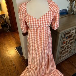 ASOS Checkered Dress-Maxi